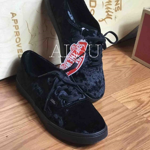 VANS Authentic LO Pro Velvet Black Kid’s AUTHENTIC - Picture 3 of 7